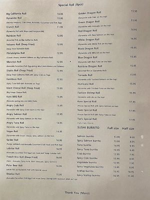   at Kuro Sushi in Shediac