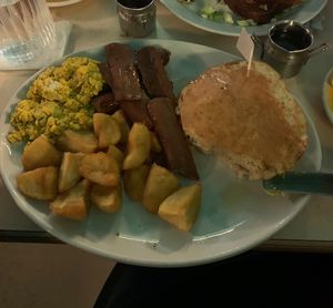 Not the best photo, but All American breakfast!   at The Breakfast Club in Brighton