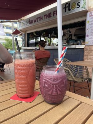 Flos special smoothie   at Flo's in Tenerife