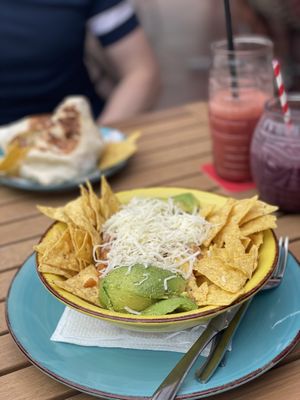 Veggie chilli rice  at Flo's in Tenerife