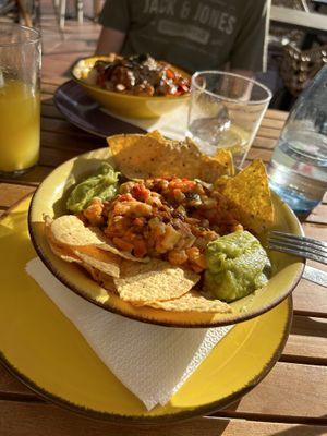 vegan Chilli  at Flo's in Tenerife
