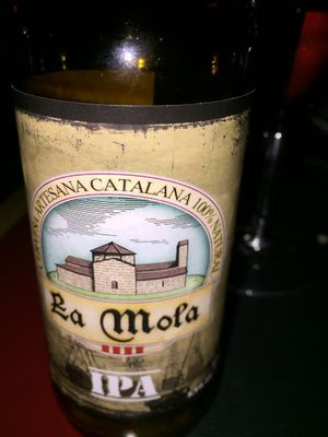 Local beer at Damunt un cel de fil in Terrassa