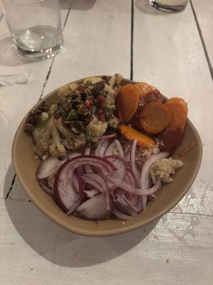 cauliflower bowl  at Bartaco in Orlando