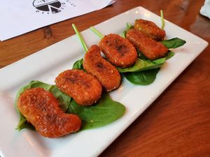 Buffalo Vegan Nuggets at Pizzetta in Mystic