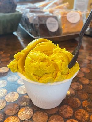 Golden milk  at Sweet Alchemy in Seattle