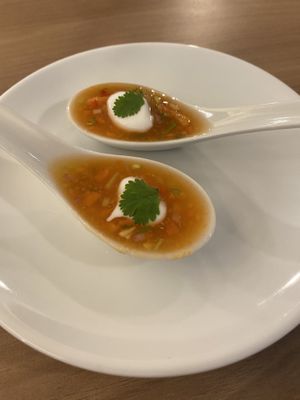   at Moringa Plant-Based Restaurant in Kuta