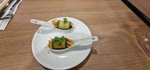 Appetizer at Moringa Plant-Based Restaurant in Kuta