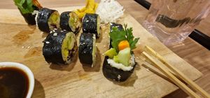 Maki at Moringa Plant-Based Restaurant in Kuta