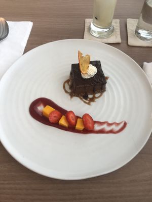 Orange chocolate raw cake   at Moringa Plant-Based Restaurant in Kuta