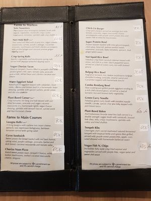  at Moringa Plant-Based Restaurant in Kuta