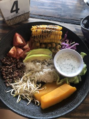 Doesn’t look as big as it was but buddha bowl 🍚 !  at Wyn's Penida Cafe in Penida Island