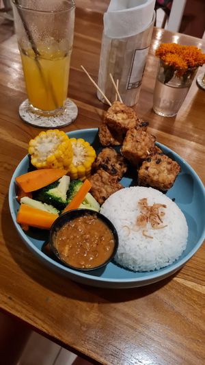 Didn't like the tempeh but just wasn't my taste of food at Wyn's Penida Cafe in Penida Island