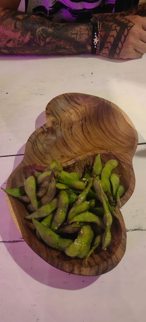 Edamame at Wyn's Penida Cafe in Penida Island