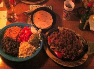 Vegan Fajita Meal at Miguel's. at Miguel's Mexican Restaurant in Bangor