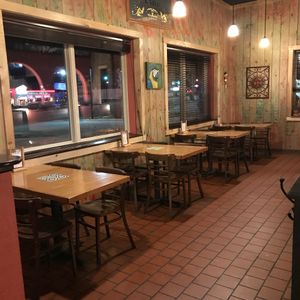 Window seating at Miguel's Mexican Restaurant in Bangor