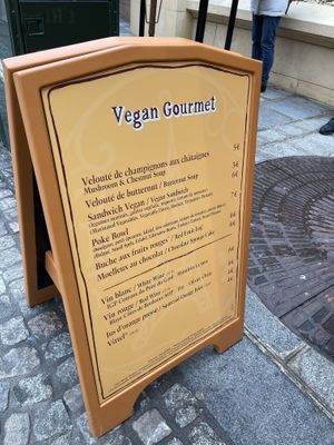 Winter Menu  at Disneyland - The Gourmet Vegan in Chessy