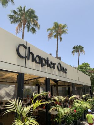 Spanish/Green falafel  at Chapter One in Gran Canaria