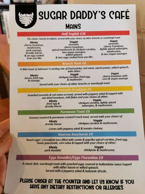  at Sugar Daddy's Café in Worcester