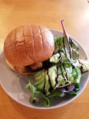 Breakfast roll at Sugar Daddy's Café in Worcester