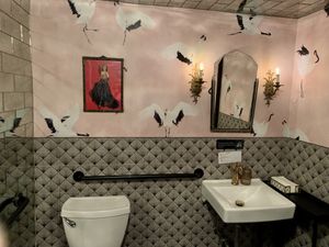 Gender Neutral Bathroom   at Honey Moon Spirit Lounge in Austin