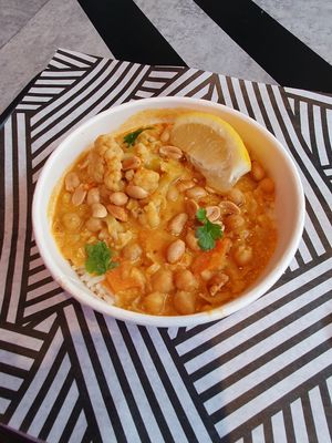 Thai peanut curry at Choppaluna in London