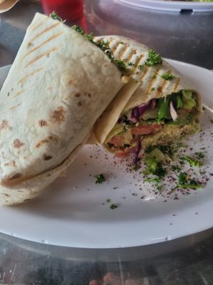 Falafel wrap at Shiraz - Poplar Level  in Louisville