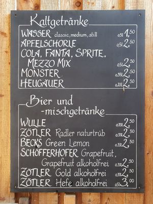 Cold beverages at Kletterwald Plochingen in Plochingen