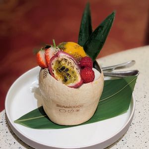 Vegan Tropical Coconut Delight at Casserole in Central Singapore