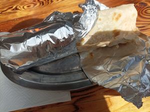 Falafeldürüm - leider sehr trocken:/ kaum Hummus ... at Soulkebab in Hamburg