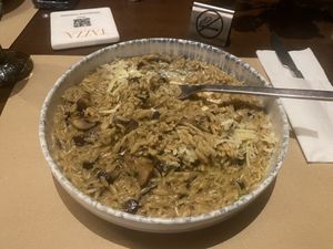 Risotto with mushrooms   at Tazza in Athens