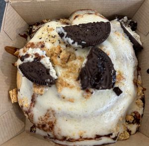 Oreo Cheesecake Roll  at Cinnaholic in Oak Ridge North