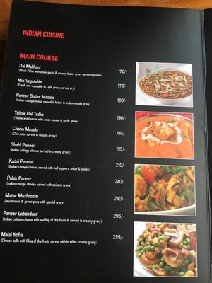 Reasonable prices at Cafe Festa in New Delhi