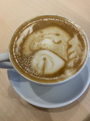 A dog apparently   at Chunk in Leeds