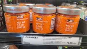 Vegan caviar at IKEA in Fishers