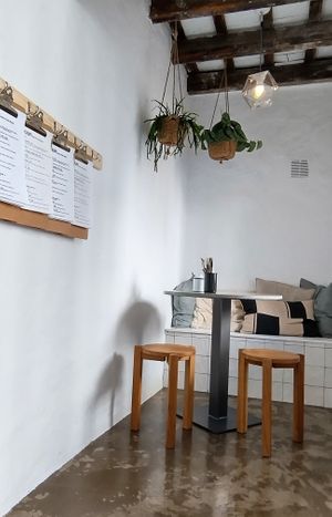 Interior design at Bonjour in Tarifa