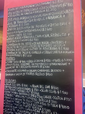 Menú agosto 2023  at Hola Chola Garage in Buenos Aires