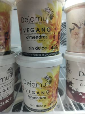 Vegan yogurt at Dejamu Aeropuero Internacional El Dorado in Bogota