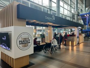 Ground floor terminal at Dejamu Aeropuero Internacional El Dorado in Bogota