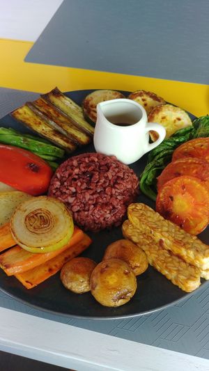 grilled veg at Melon Café in Amed