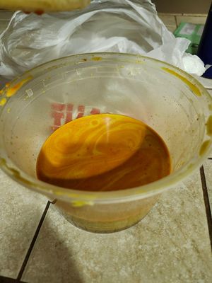 Sen Street Curry broth before I added the chili and fixins at Sen Noodle House in Santa Clarita