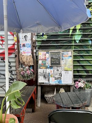 Seating  at Secret Garden in Brooklyn