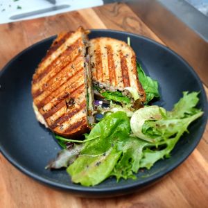 Truffle Mushroom Toastie at Alchemy Food Lab in Cairns