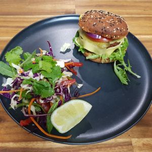 Classic Beyond Burger at Alchemy Food Lab in Cairns