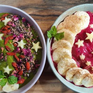 Choc Mint Bowl + Dragon Bowl at Alchemy Food Lab in Cairns