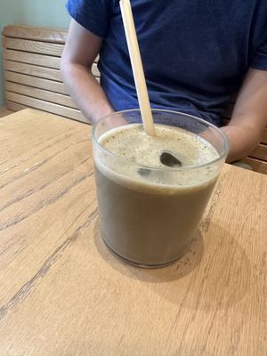 Iced hojicha   at Matchali in Hong Kong Island