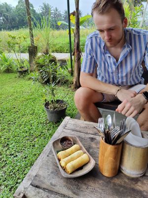 Lumpia's at Sweet Orange in Ubud