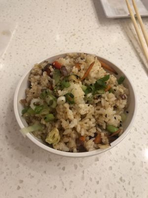 Fried rice  at YO! Sushi in Birmingham