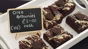 Oreo brownies at The Tree Rooms in Peterlee