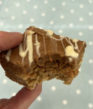 Biscoff white choc blondie   at The Tree Rooms in Peterlee