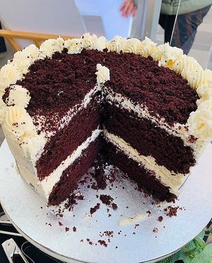 Red Velvet Cake at The Tree Rooms in Peterlee